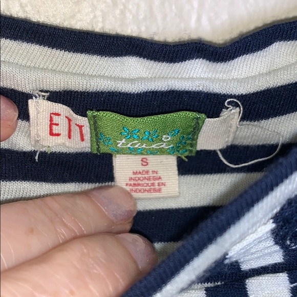 Anthropologie Ett Twa Striped Seyes Ruling Tee - Picture 6 of 7